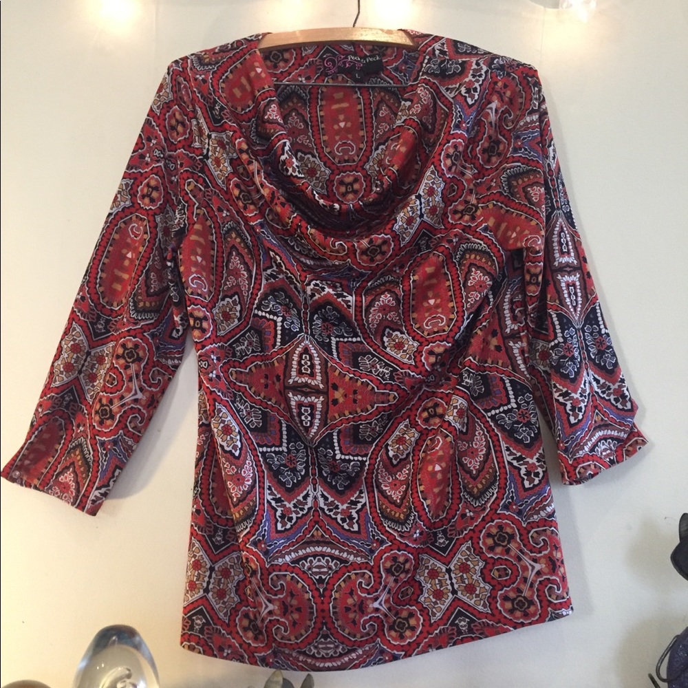 Peck & Peck Floral Top. Women’s Large